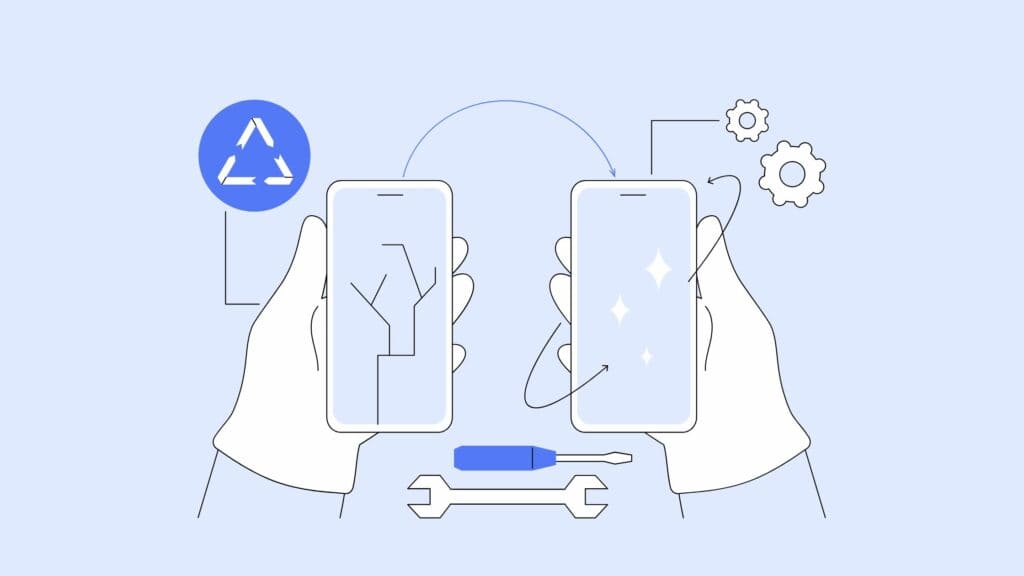Banner image of difference between Refurbished phone and Secondhand mobiles